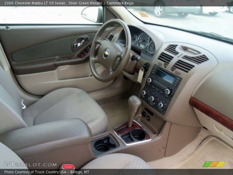 Silver Green Metallic / Cashmere Beige 2006 Chevrolet Malibu LT V6 Sedan