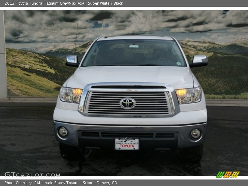Super White / Black 2013 Toyota Tundra Platinum CrewMax 4x4