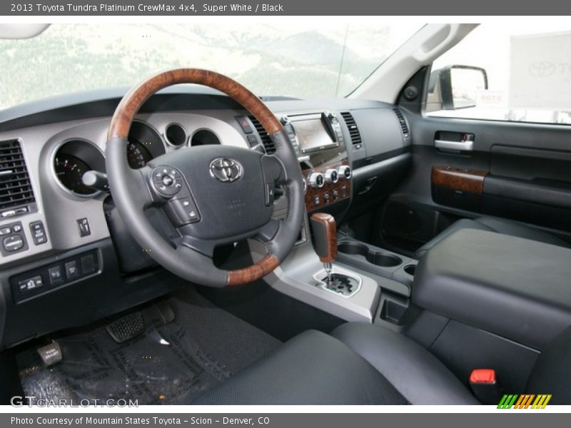 Super White / Black 2013 Toyota Tundra Platinum CrewMax 4x4