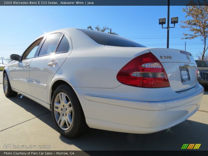 Alabaster White / Java 2003 Mercedes-Benz E 320 Sedan