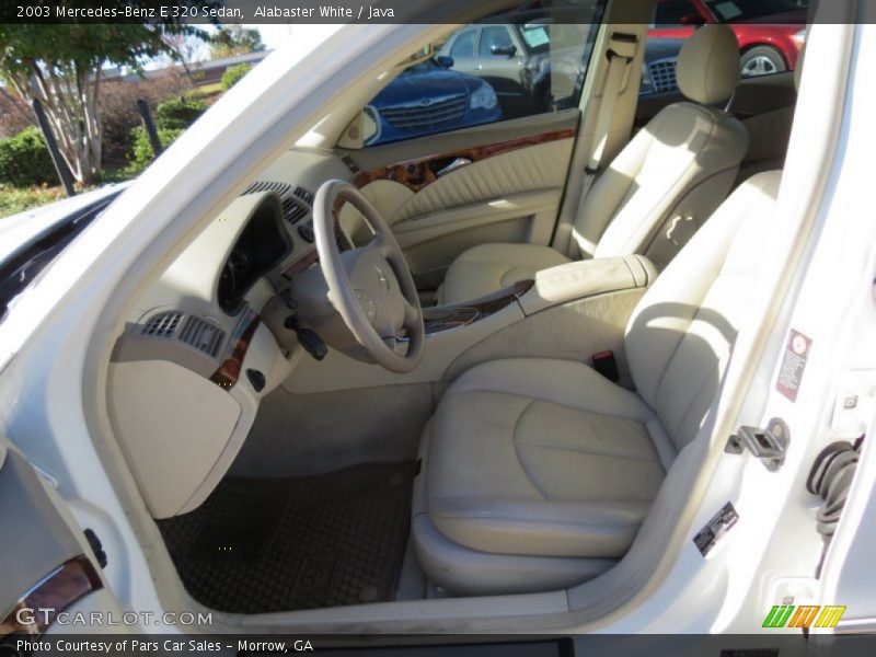 Alabaster White / Java 2003 Mercedes-Benz E 320 Sedan