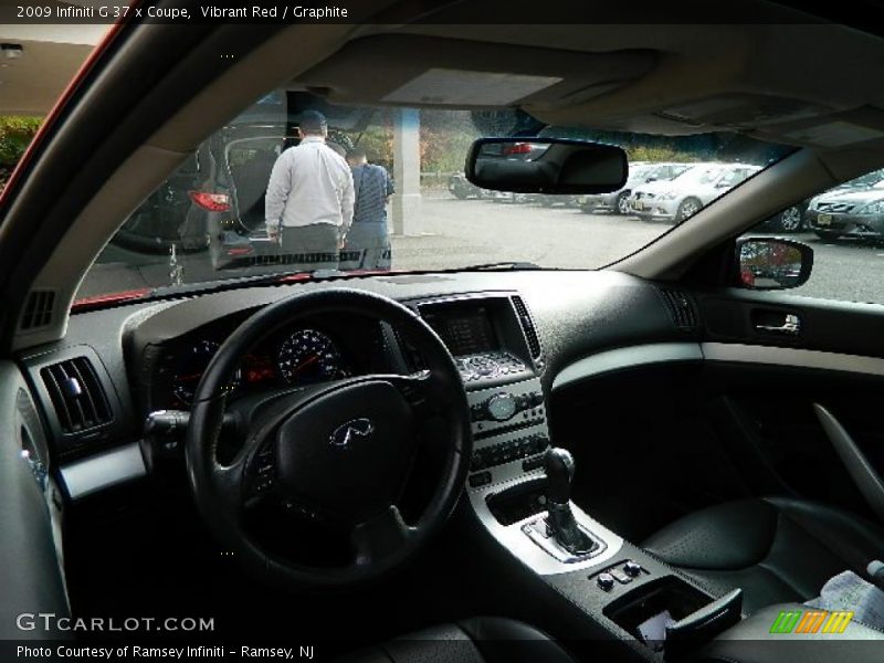 Vibrant Red / Graphite 2009 Infiniti G 37 x Coupe