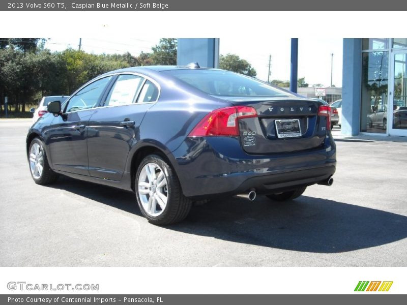 Caspian Blue Metallic / Soft Beige 2013 Volvo S60 T5