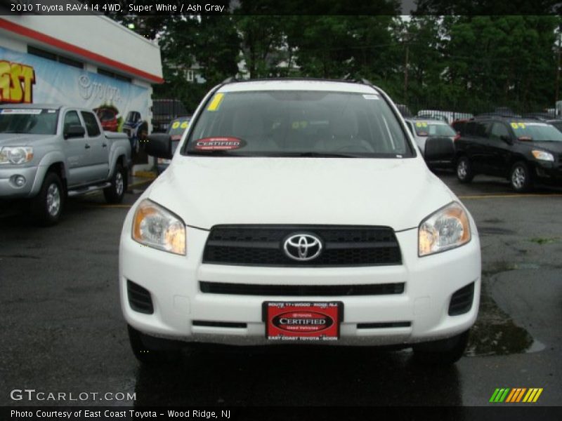 Super White / Ash Gray 2010 Toyota RAV4 I4 4WD