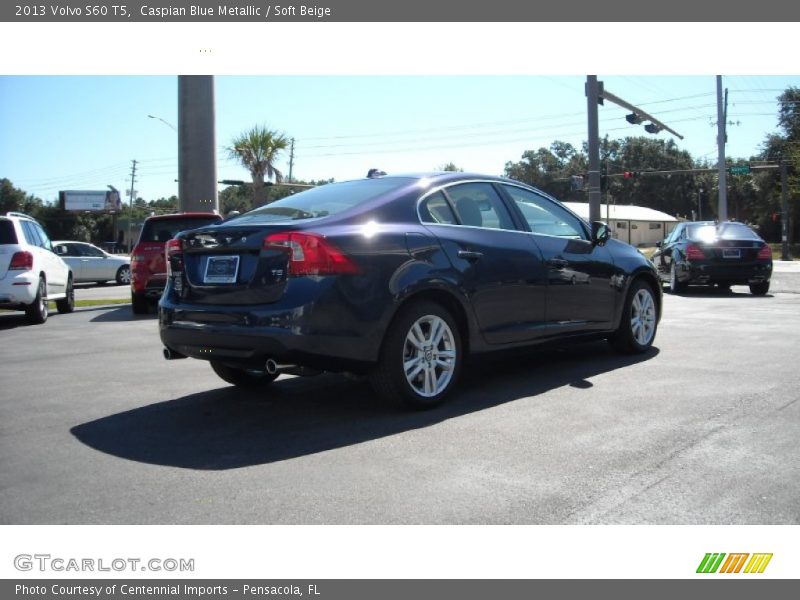 Caspian Blue Metallic / Soft Beige 2013 Volvo S60 T5
