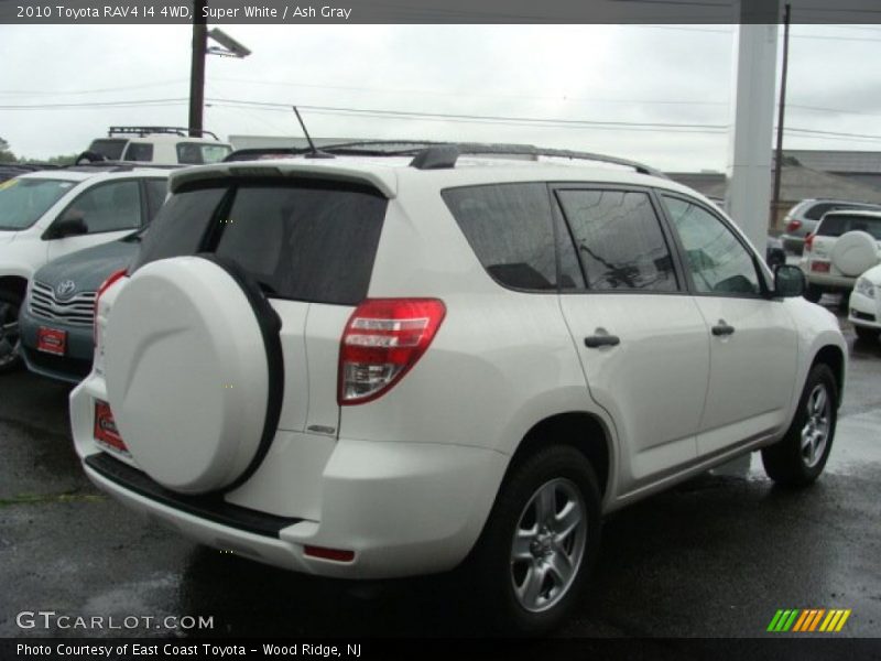 Super White / Ash Gray 2010 Toyota RAV4 I4 4WD