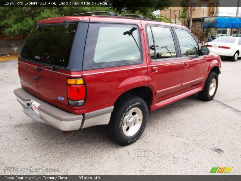 Electric Red Metallic / Beige 1996 Ford Explorer XLT 4x4