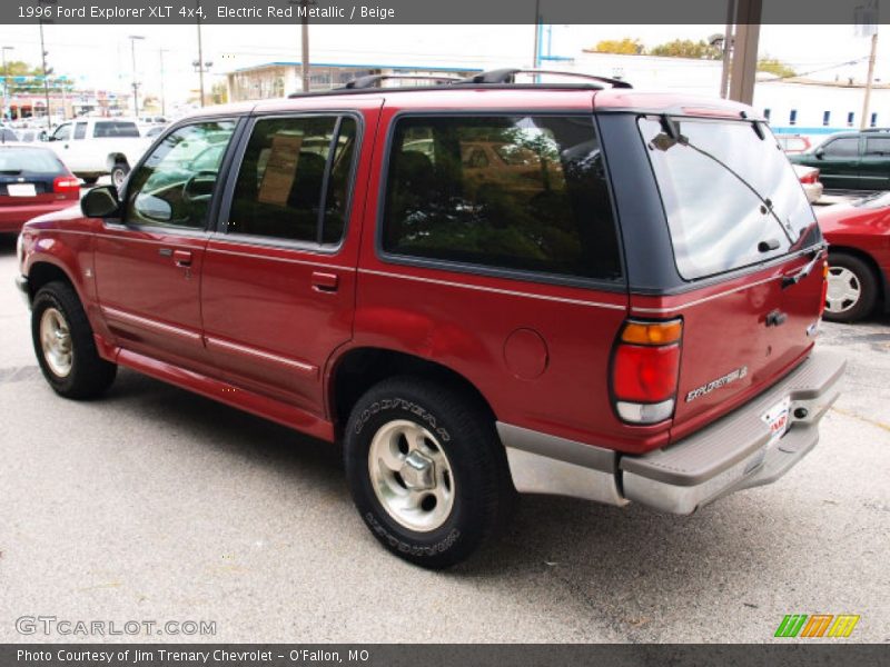 Electric Red Metallic / Beige 1996 Ford Explorer XLT 4x4