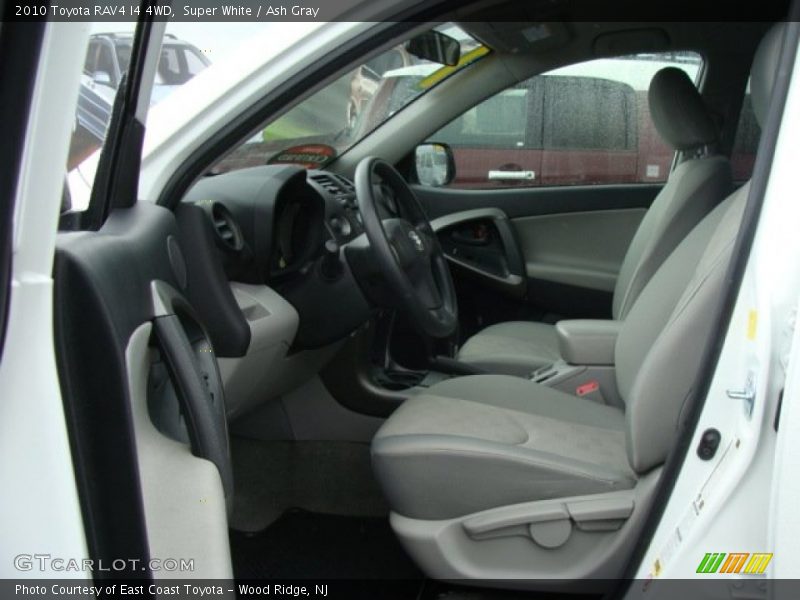 Super White / Ash Gray 2010 Toyota RAV4 I4 4WD