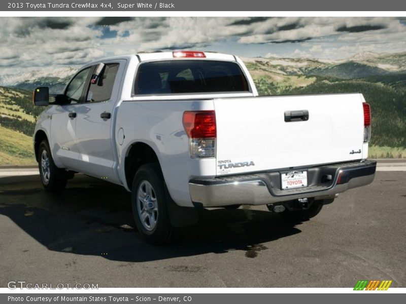 Super White / Black 2013 Toyota Tundra CrewMax 4x4