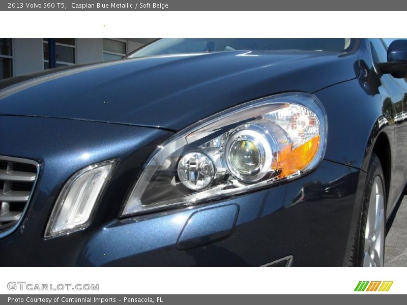 Caspian Blue Metallic / Soft Beige 2013 Volvo S60 T5