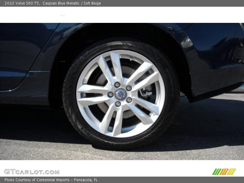Caspian Blue Metallic / Soft Beige 2013 Volvo S60 T5