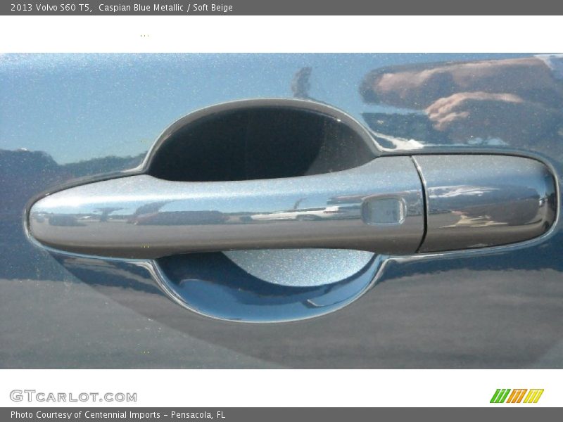 Caspian Blue Metallic / Soft Beige 2013 Volvo S60 T5