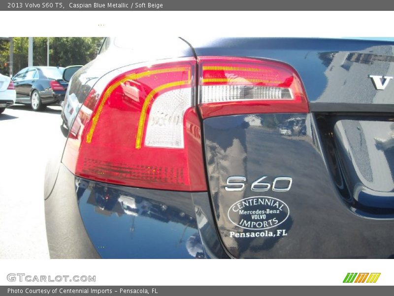 Caspian Blue Metallic / Soft Beige 2013 Volvo S60 T5