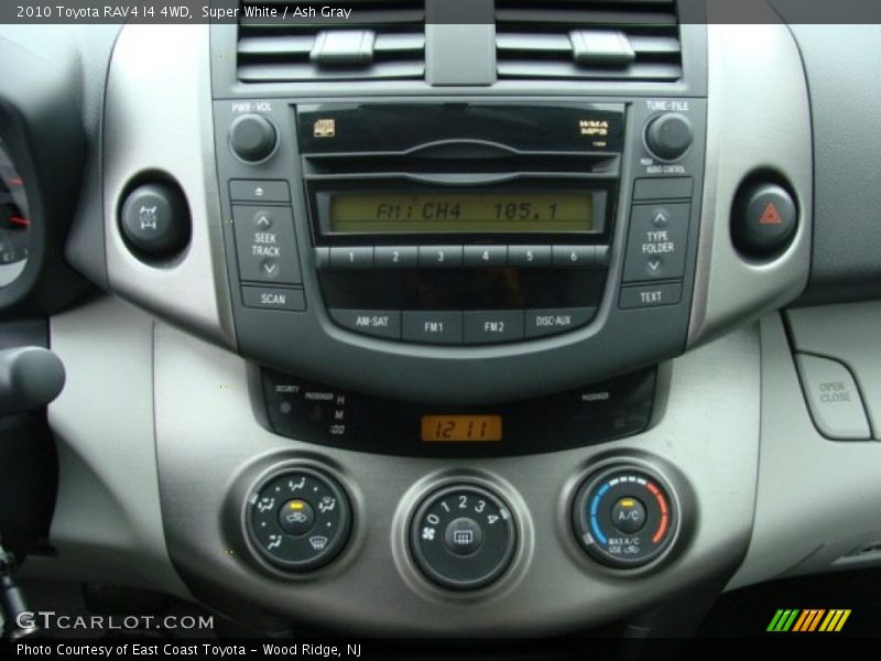 Super White / Ash Gray 2010 Toyota RAV4 I4 4WD