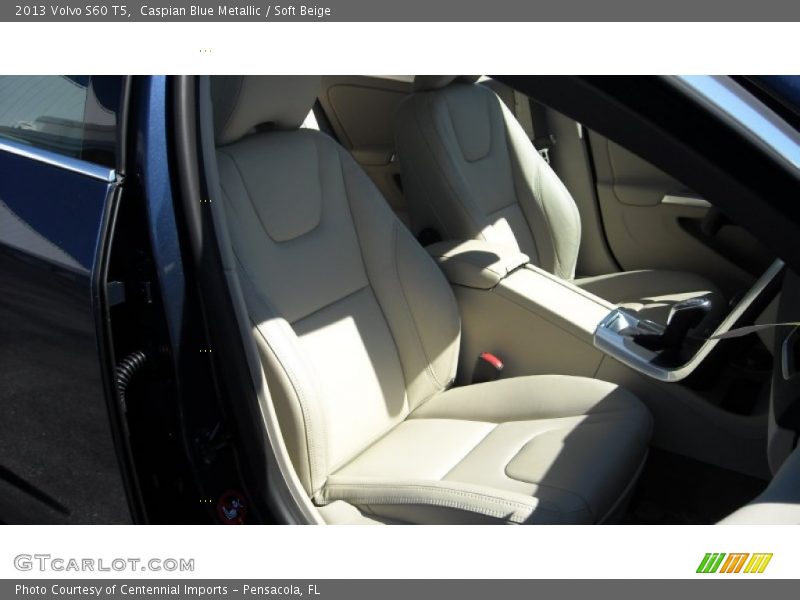 Caspian Blue Metallic / Soft Beige 2013 Volvo S60 T5