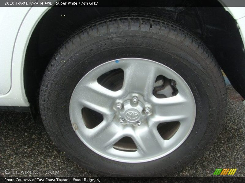 Super White / Ash Gray 2010 Toyota RAV4 I4 4WD