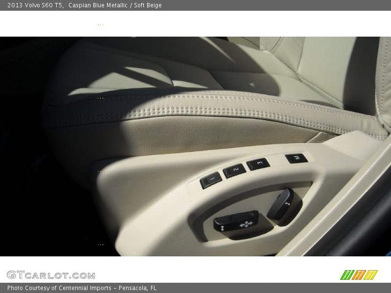 Caspian Blue Metallic / Soft Beige 2013 Volvo S60 T5