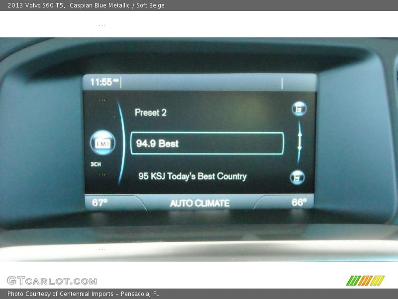 Caspian Blue Metallic / Soft Beige 2013 Volvo S60 T5
