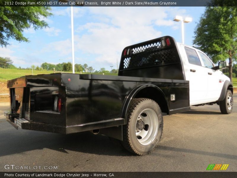 Bright White / Dark Slate/Medium Graystone 2012 Dodge Ram 4500 HD ST Crew Cab 4x4 Chassis