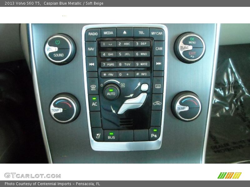 Caspian Blue Metallic / Soft Beige 2013 Volvo S60 T5