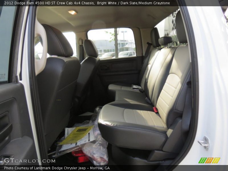 Bright White / Dark Slate/Medium Graystone 2012 Dodge Ram 4500 HD ST Crew Cab 4x4 Chassis