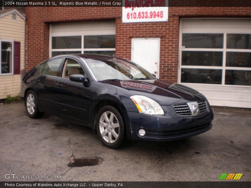 Majestic Blue Metallic / Frost Gray 2004 Nissan Maxima 3.5 SL