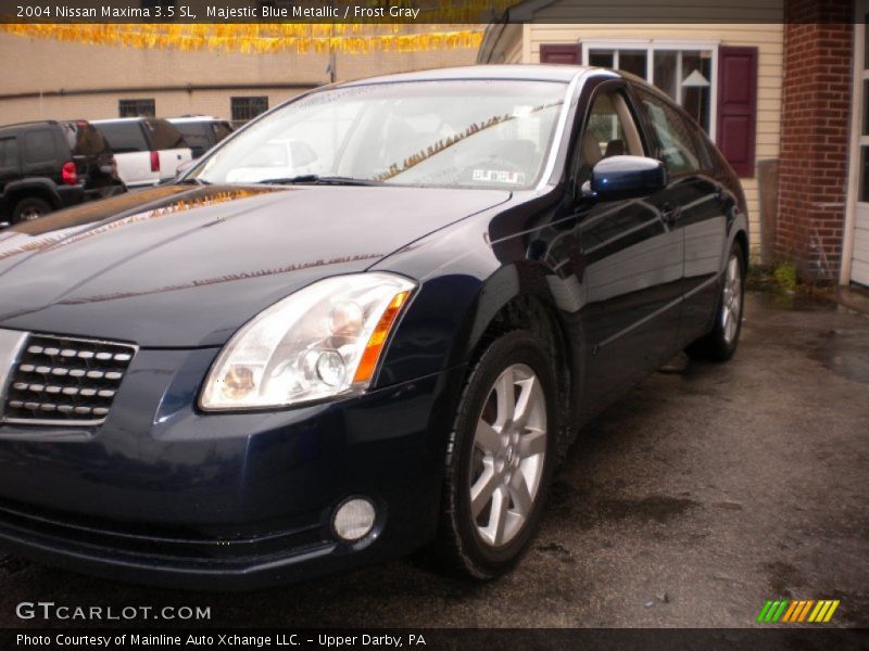 Majestic Blue Metallic / Frost Gray 2004 Nissan Maxima 3.5 SL