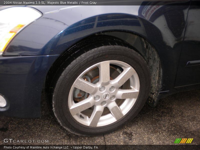 Majestic Blue Metallic / Frost Gray 2004 Nissan Maxima 3.5 SL