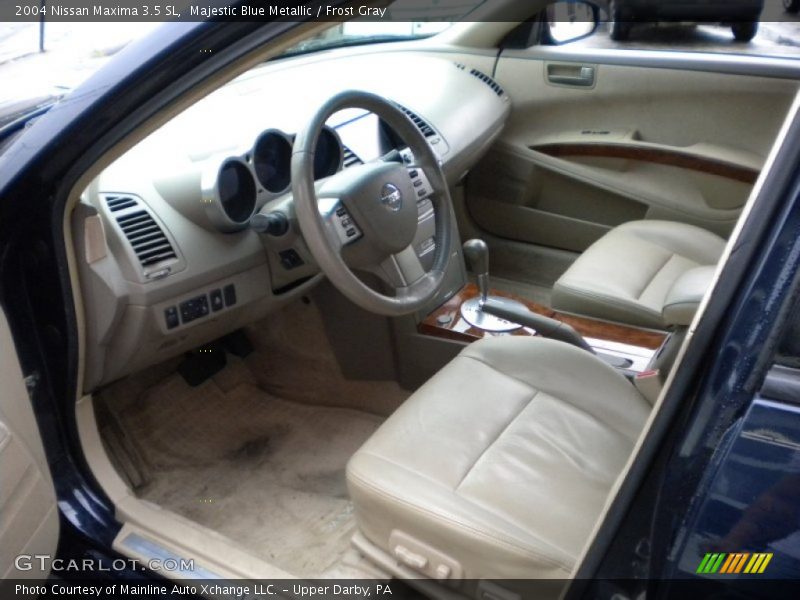 Majestic Blue Metallic / Frost Gray 2004 Nissan Maxima 3.5 SL