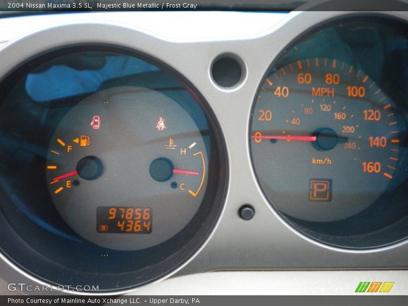 Majestic Blue Metallic / Frost Gray 2004 Nissan Maxima 3.5 SL