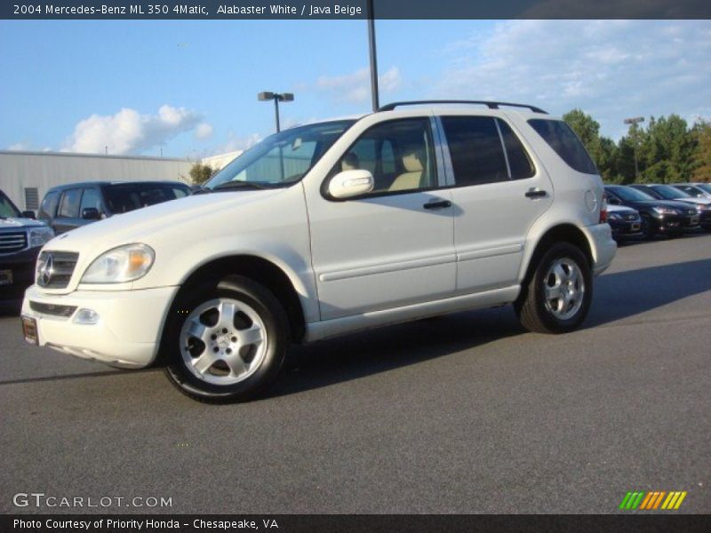 Alabaster White / Java Beige 2004 Mercedes-Benz ML 350 4Matic