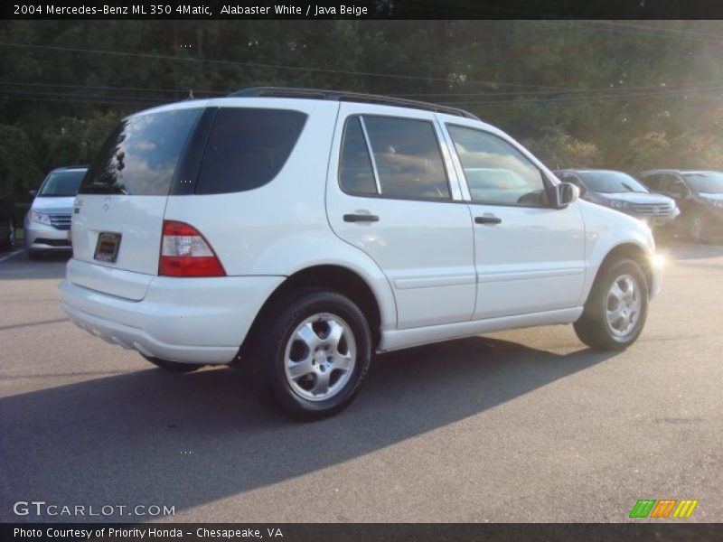 Alabaster White / Java Beige 2004 Mercedes-Benz ML 350 4Matic