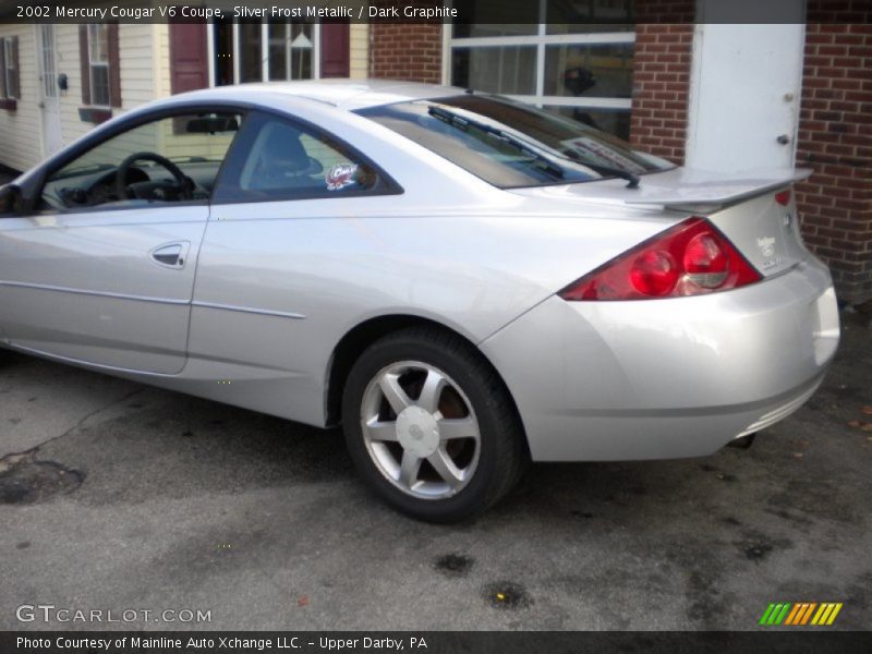 Silver Frost Metallic / Dark Graphite 2002 Mercury Cougar V6 Coupe