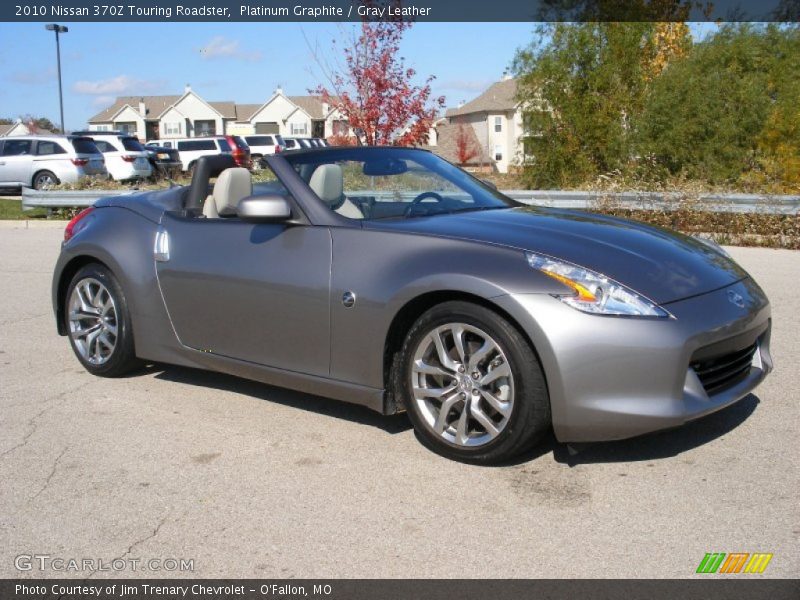 Platinum Graphite / Gray Leather 2010 Nissan 370Z Touring Roadster