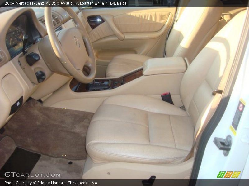 Alabaster White / Java Beige 2004 Mercedes-Benz ML 350 4Matic