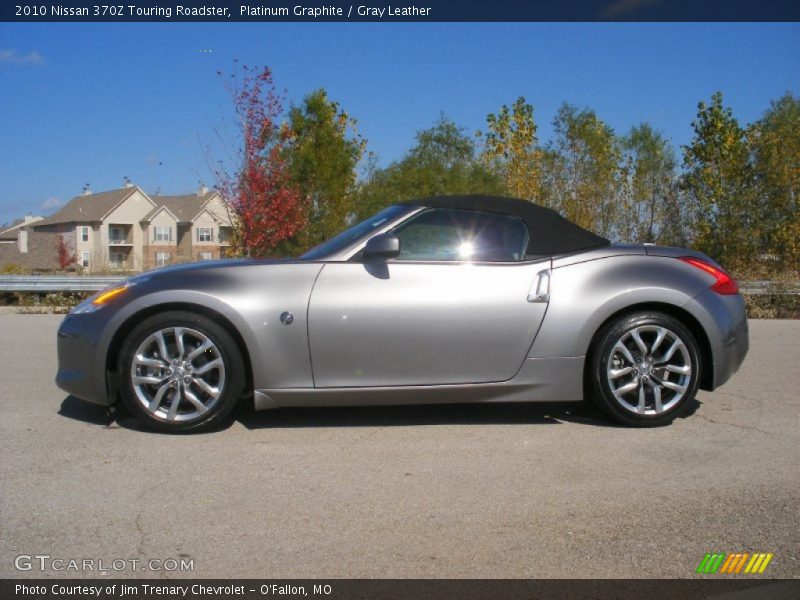 Platinum Graphite / Gray Leather 2010 Nissan 370Z Touring Roadster
