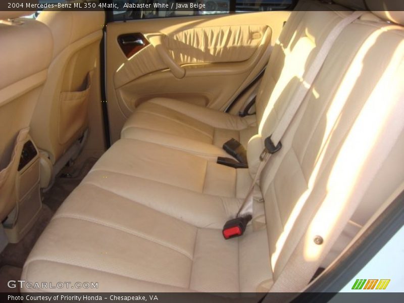Alabaster White / Java Beige 2004 Mercedes-Benz ML 350 4Matic