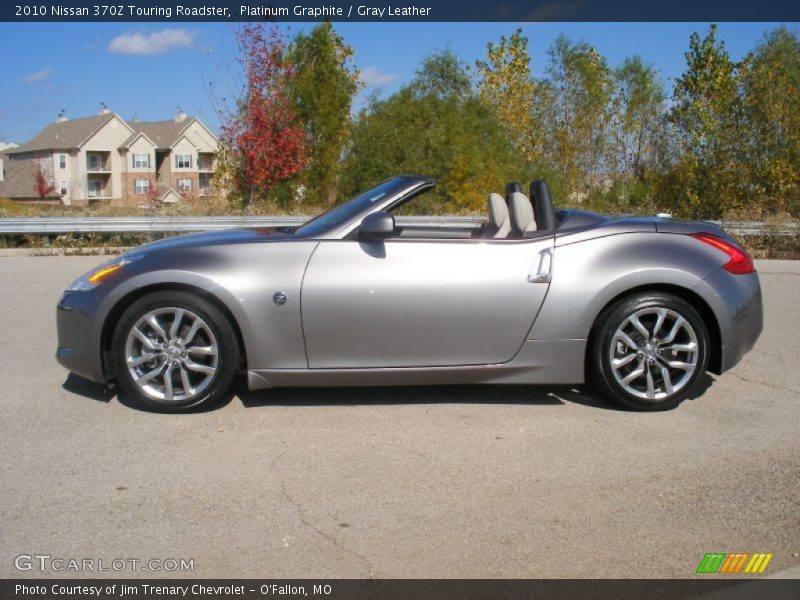 Platinum Graphite / Gray Leather 2010 Nissan 370Z Touring Roadster