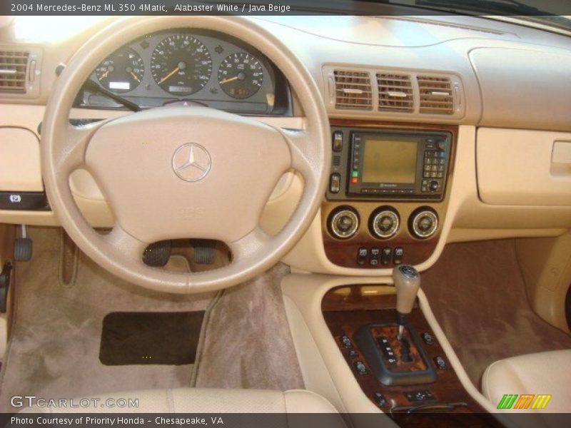 Alabaster White / Java Beige 2004 Mercedes-Benz ML 350 4Matic