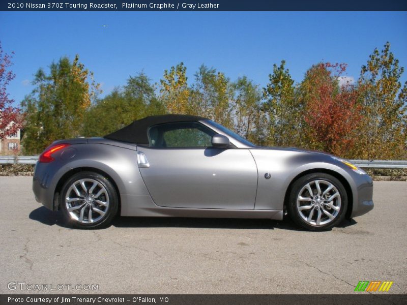 Platinum Graphite / Gray Leather 2010 Nissan 370Z Touring Roadster