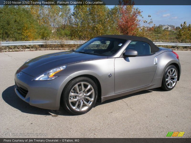 Platinum Graphite / Gray Leather 2010 Nissan 370Z Touring Roadster