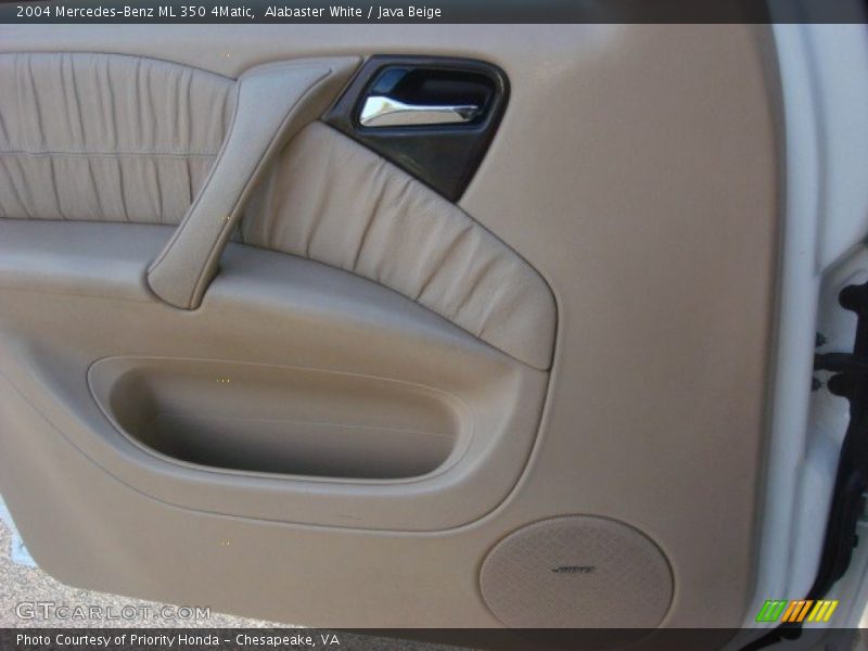 Alabaster White / Java Beige 2004 Mercedes-Benz ML 350 4Matic
