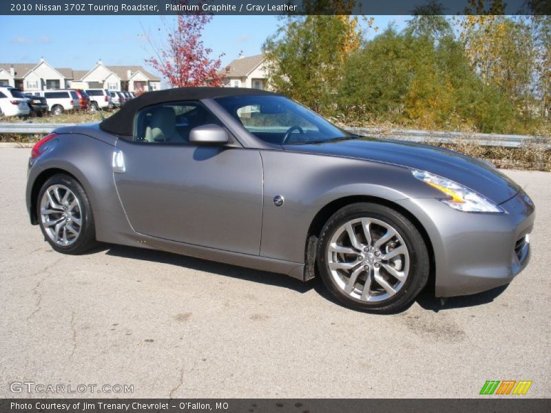 Platinum Graphite / Gray Leather 2010 Nissan 370Z Touring Roadster