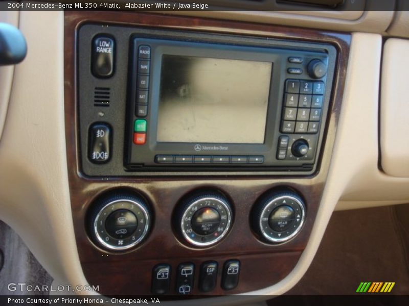 Alabaster White / Java Beige 2004 Mercedes-Benz ML 350 4Matic
