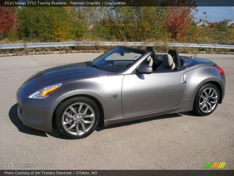 Platinum Graphite / Gray Leather 2010 Nissan 370Z Touring Roadster