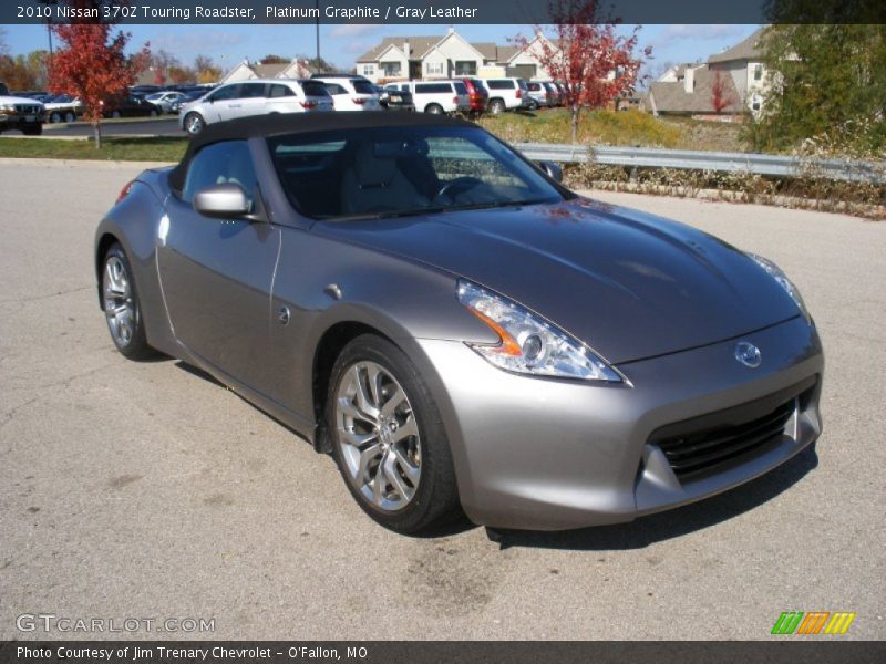 Platinum Graphite / Gray Leather 2010 Nissan 370Z Touring Roadster