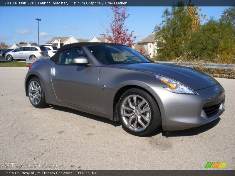 Platinum Graphite / Gray Leather 2010 Nissan 370Z Touring Roadster