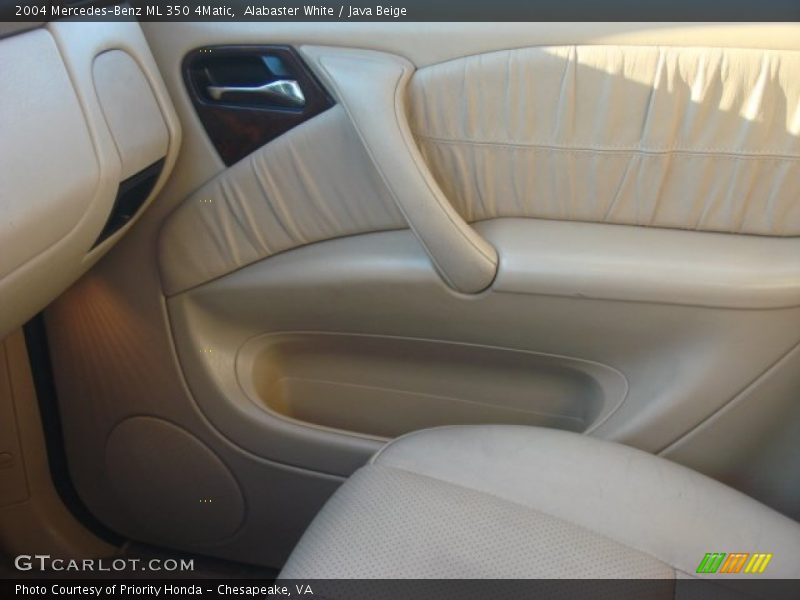 Alabaster White / Java Beige 2004 Mercedes-Benz ML 350 4Matic
