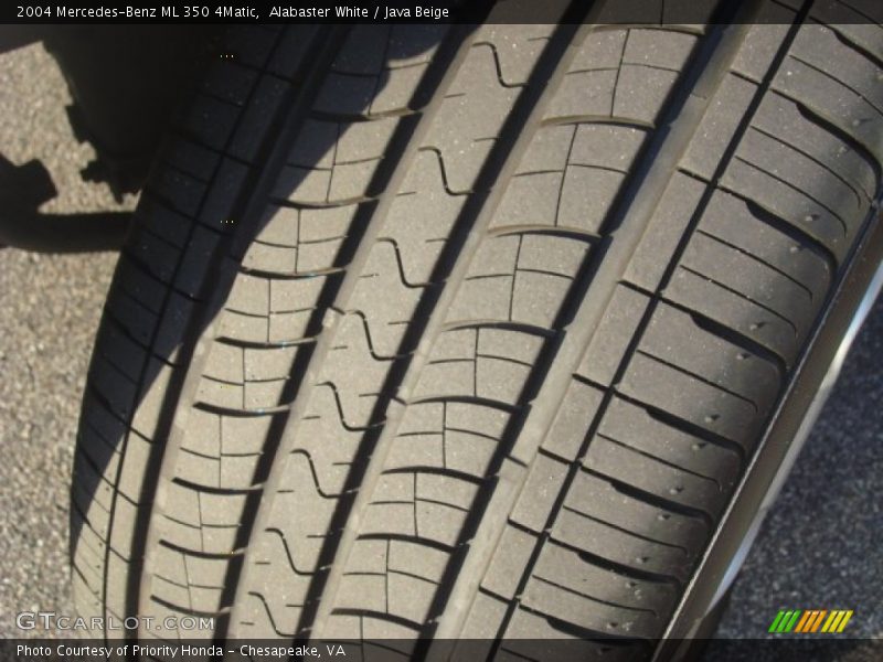 Alabaster White / Java Beige 2004 Mercedes-Benz ML 350 4Matic